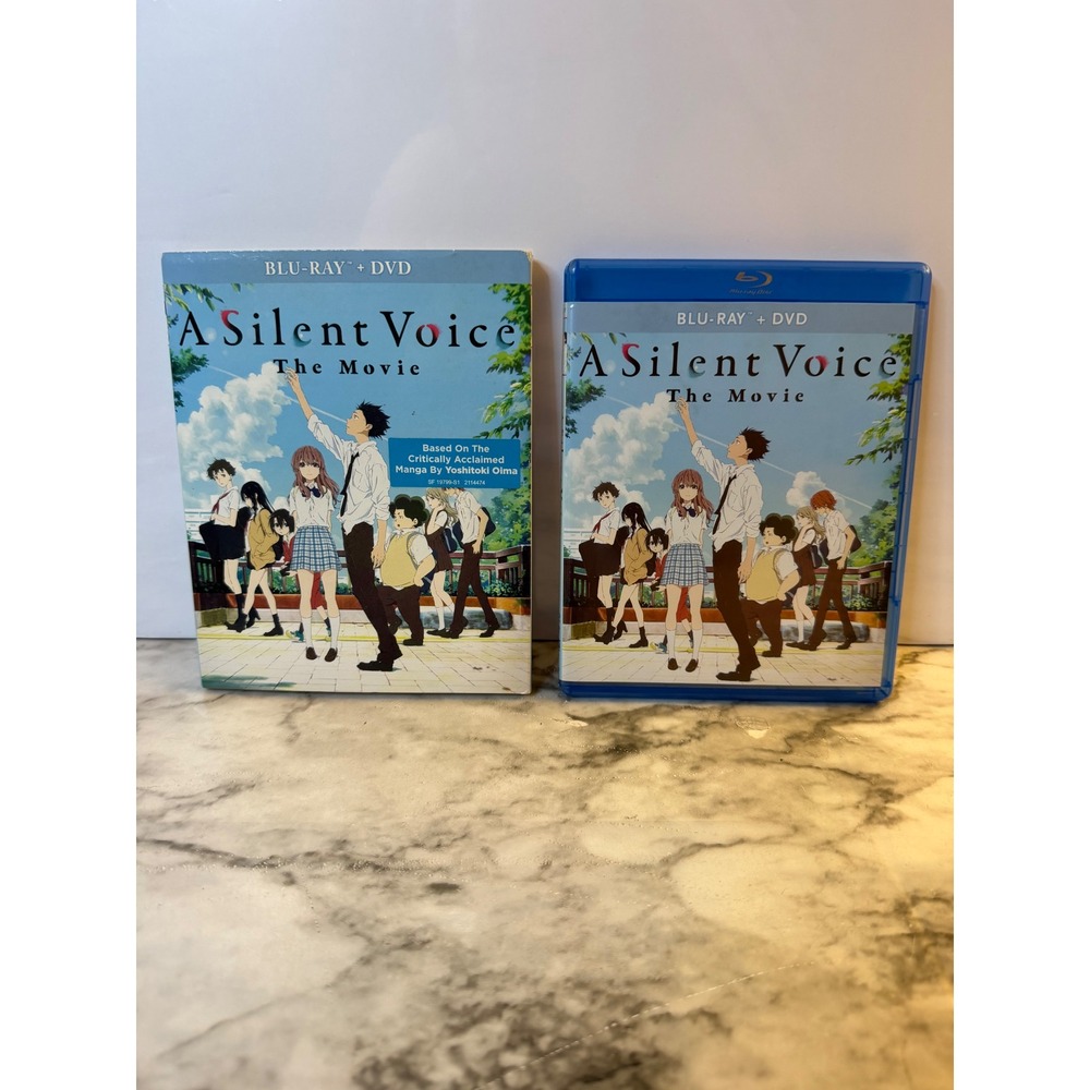 A Silent Voice The Movie Blu-ray DVD Shout Factory Eleven Arts Anime Slipcover
